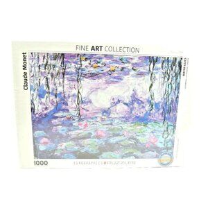 Eurographics Fine Art Collection Claude Monet Water Lilies 1000 pcs Puzzle New